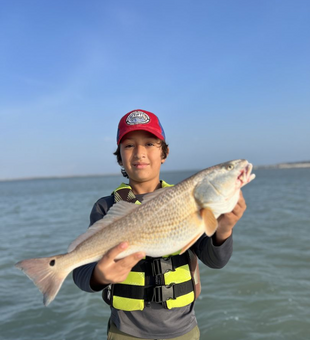 Young Angler got a hold of his first Redfish